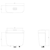 Aire Connnector Plastic Toilet Cistern